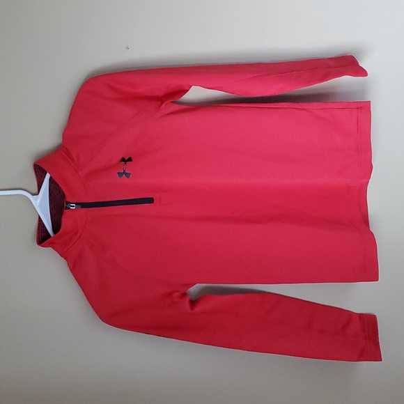 Under Armour Other - Under Armour red half zip long sleeve